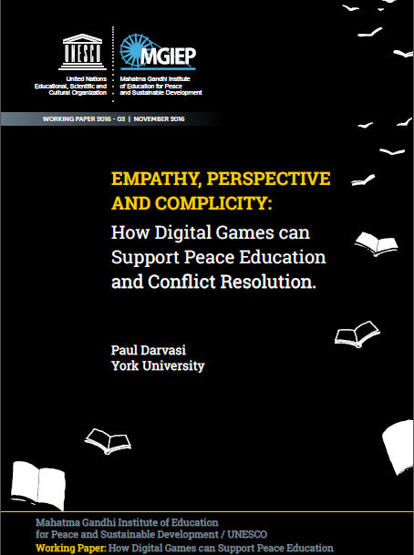 Empatía, perspectiva y complicidad: cómo los juegos digitales pueden apoyar la educación para la paz y la resolución de conflictos