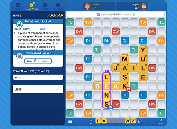 Words With Friends Definitions